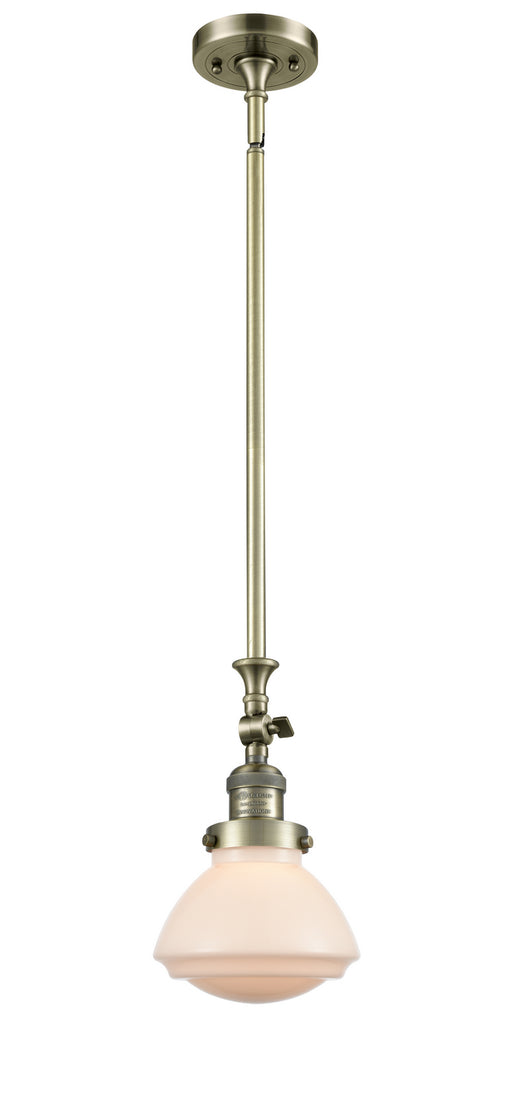 Innovations - 206-AB-G321-LED - LED Mini Pendant - Franklin Restoration - Antique Brass