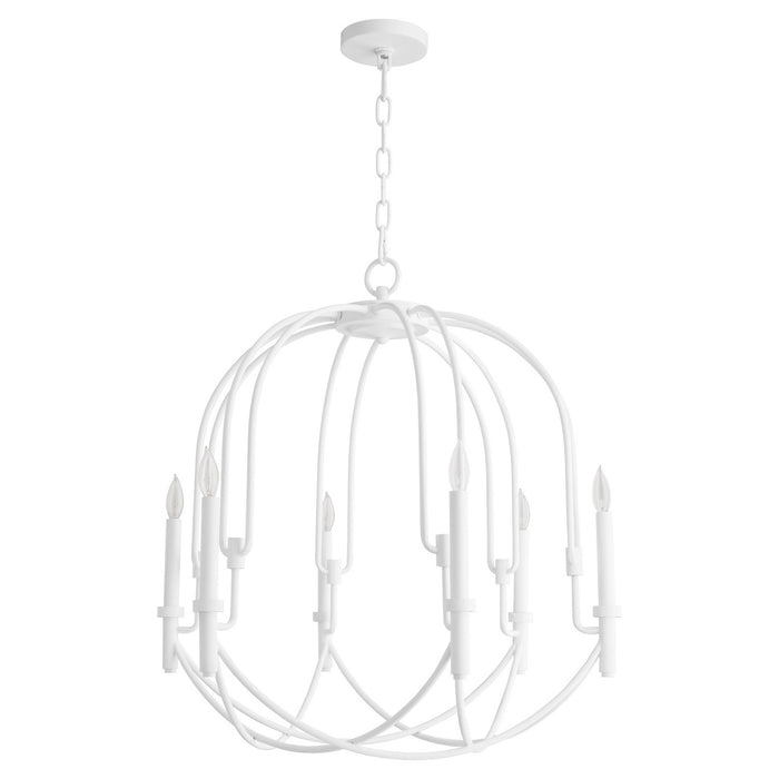 Cyan - 11386 - Six Light Pendant - Linari - Studio White