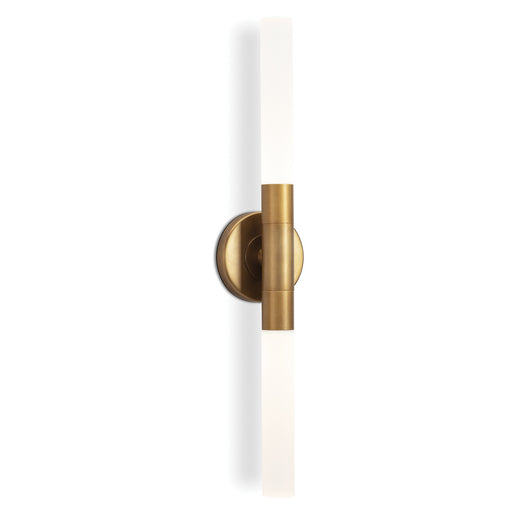 Regina Andrew - 15-1198NB - Two Light Wall Sconce - Wick - Natural Brass