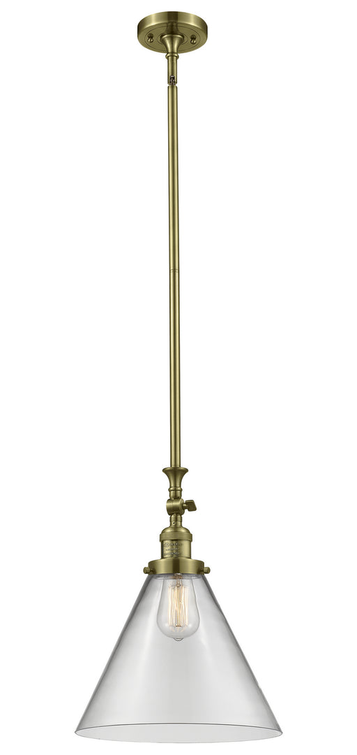 Innovations - 206-AB-G42-L-LED - LED Mini Pendant - Franklin Restoration - Antique Brass