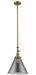 Innovations - 206-AB-G43-L - One Light Mini Pendant - Franklin Restoration - Antique Brass