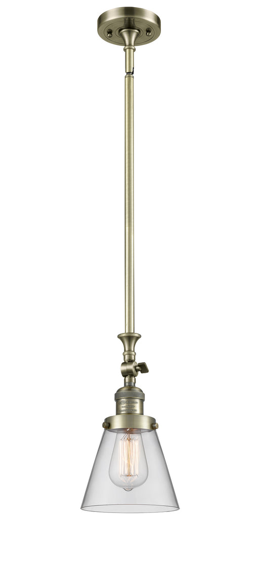 Innovations - 206-AB-G62-LED - LED Mini Pendant - Franklin Restoration - Antique Brass