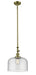 Innovations - 206-AB-G74-L - One Light Mini Pendant - Franklin Restoration - Antique Brass