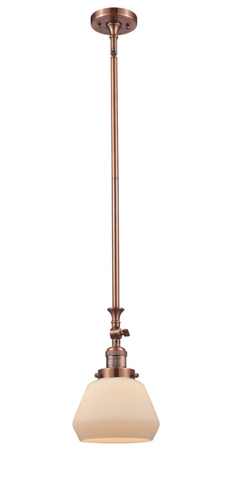 Innovations - 206-AC-G171-LED - LED Mini Pendant - Franklin Restoration - Antique Copper