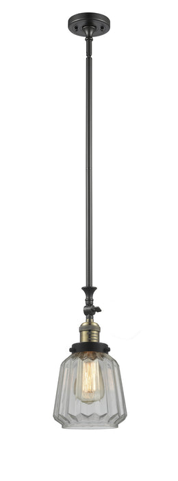Innovations - 206-BAB-G142-LED - LED Mini Pendant - Franklin Restoration - Black Antique Brass