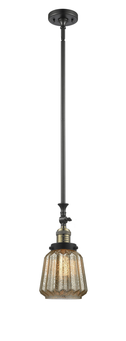 Innovations - 206-BAB-G146-LED - LED Mini Pendant - Franklin Restoration - Black Antique Brass