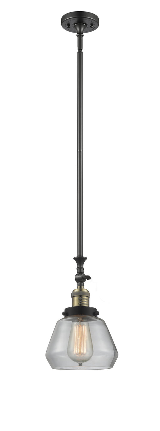 Innovations - 206-BAB-G172 - One Light Mini Pendant - Franklin Restoration - Black Antique Brass