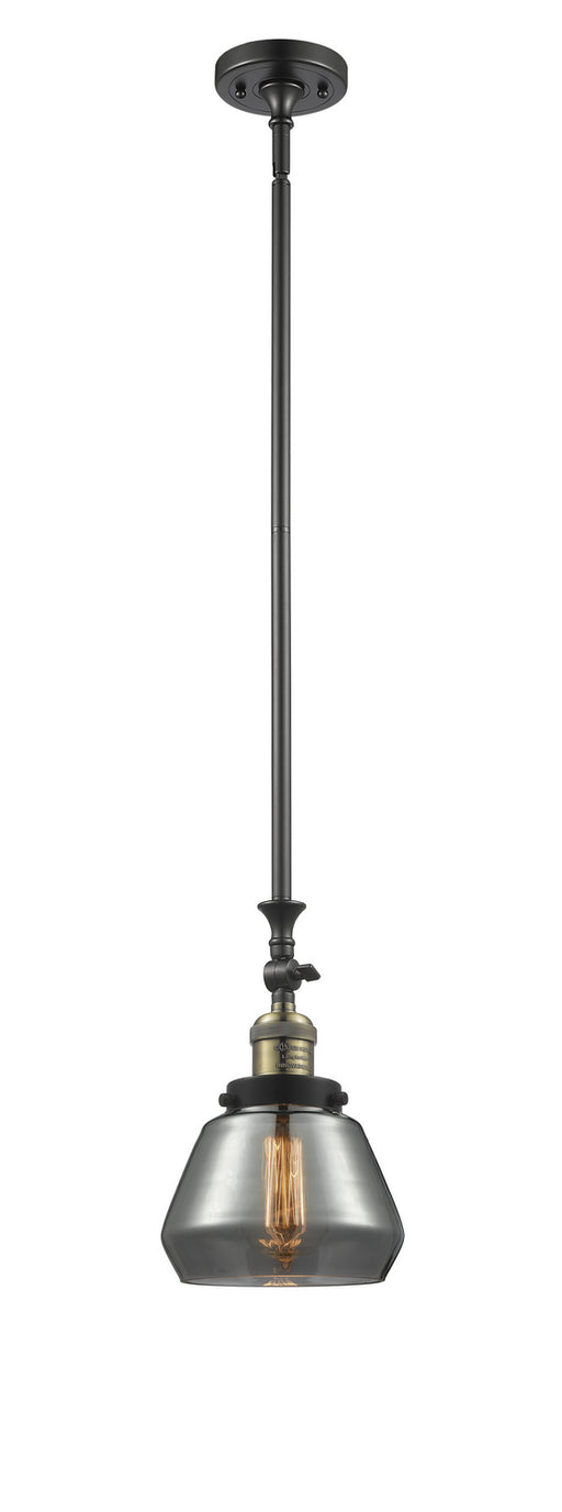 Innovations - 206-BAB-G173 - One Light Mini Pendant - Franklin Restoration - Black Antique Brass