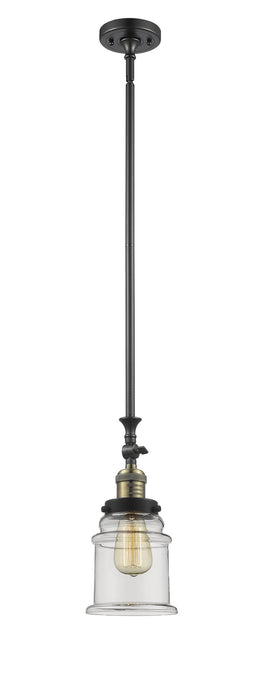 Innovations - 206-BAB-G182-LED - LED Mini Pendant - Franklin Restoration - Black Antique Brass