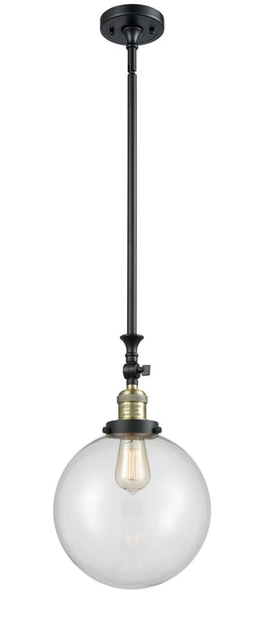 Innovations - 206-BAB-G202-10 - One Light Mini Pendant - Franklin Restoration - Black Antique Brass