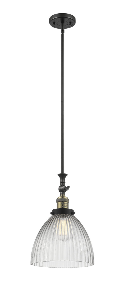Innovations - 206-BAB-G222 - One Light Mini Pendant - Franklin Restoration - Black Antique Brass