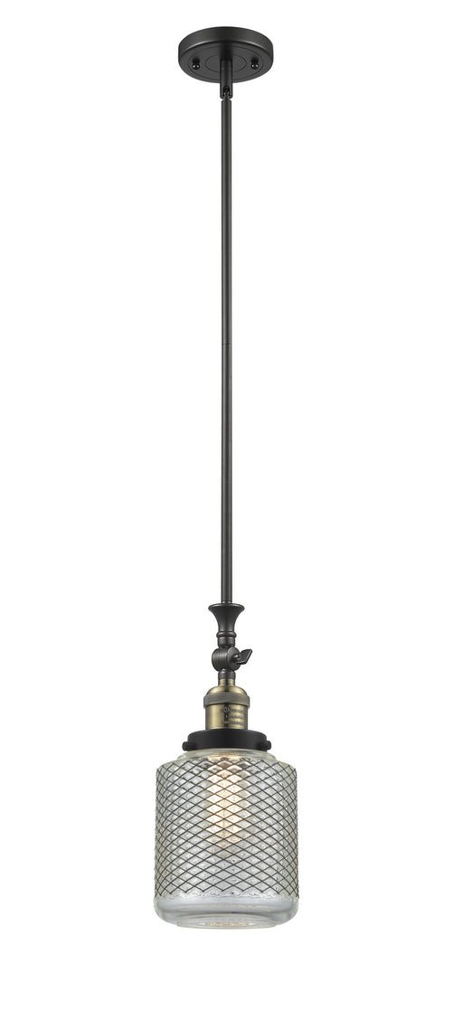 Innovations - 206-BAB-G262 - One Light Mini Pendant - Franklin Restoration - Black Antique Brass