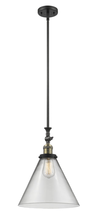 Innovations - 206-BAB-G42-L-LED - LED Mini Pendant - Franklin Restoration - Black Antique Brass