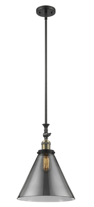 Innovations - 206-BAB-G43-L - One Light Mini Pendant - Franklin Restoration - Black Antique Brass