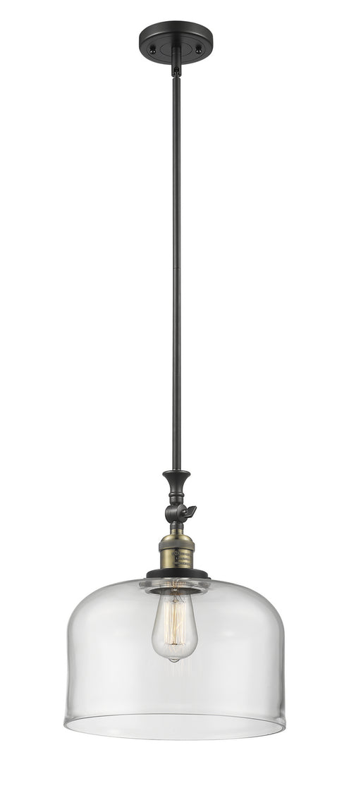 Innovations - 206-BAB-G72-L - One Light Mini Pendant - Franklin Restoration - Black Antique Brass