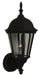 Craftmade - Z316-TB - One Light Wall Mount - Straight Glass Cast - Matte Black