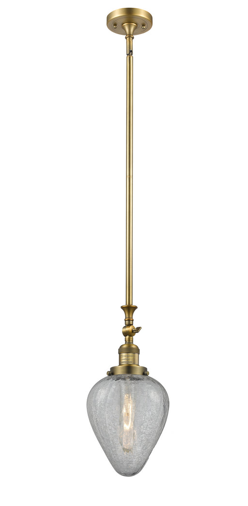 Innovations - 206-BB-G165-LED - LED Mini Pendant - Franklin Restoration - Brushed Brass