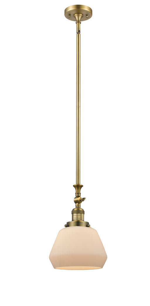 Innovations - 206-BB-G171-LED - LED Mini Pendant - Franklin Restoration - Brushed Brass