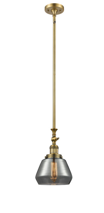 Innovations - 206-BB-G173-LED - LED Mini Pendant - Franklin Restoration - Brushed Brass