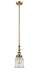 Innovations - 206-BB-G182-LED - LED Mini Pendant - Franklin Restoration - Brushed Brass