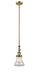 Innovations - 206-BB-G192-LED - LED Mini Pendant - Franklin Restoration - Brushed Brass
