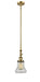 Innovations - 206-BB-G194-LED - LED Mini Pendant - Franklin Restoration - Brushed Brass
