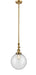 Innovations - 206-BB-G204-10-LED - LED Mini Pendant - Franklin Restoration - Brushed Brass