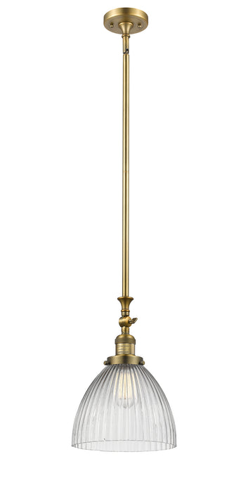 Innovations - 206-BB-G222 - One Light Mini Pendant - Franklin Restoration - Brushed Brass
