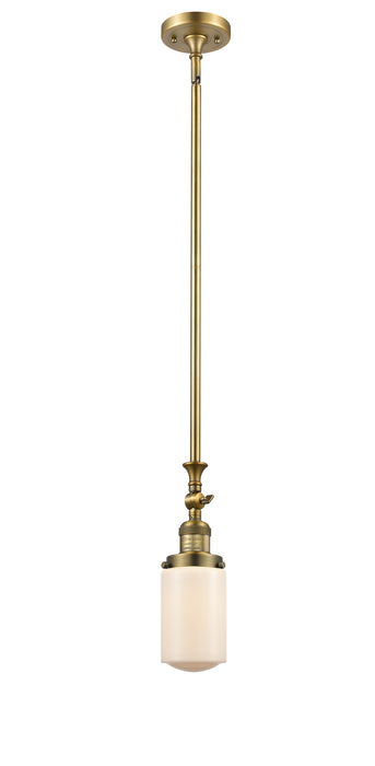 Innovations - 206-BB-G311-LED - LED Mini Pendant - Franklin Restoration - Brushed Brass
