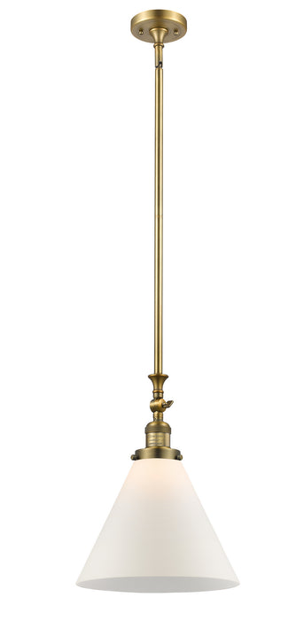 Innovations - 206-BB-G41-L - One Light Mini Pendant - Franklin Restoration - Brushed Brass