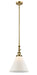 Innovations - 206-BB-G41-L - One Light Mini Pendant - Franklin Restoration - Brushed Brass