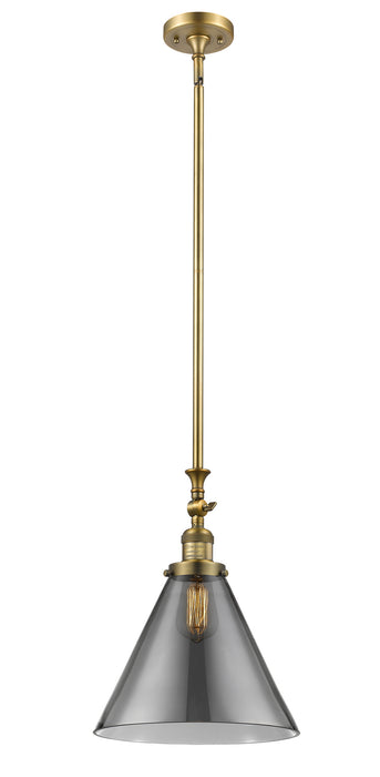 Innovations - 206-BB-G43-L-LED - LED Mini Pendant - Franklin Restoration - Brushed Brass