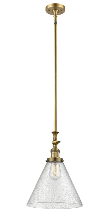 Innovations - 206-BB-G44-L - One Light Mini Pendant - Franklin Restoration - Brushed Brass