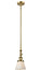 Innovations - 206-BB-G61-LED - LED Mini Pendant - Franklin Restoration - Brushed Brass