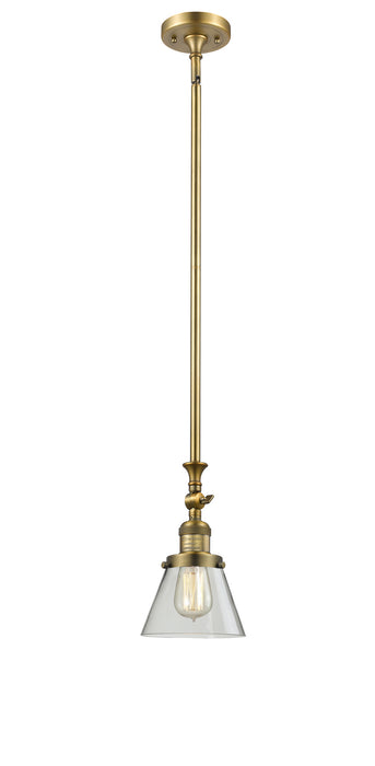 Innovations - 206-BB-G62-LED - LED Mini Pendant - Franklin Restoration - Brushed Brass