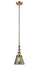 Innovations - 206-BB-G63-LED - LED Mini Pendant - Franklin Restoration - Brushed Brass