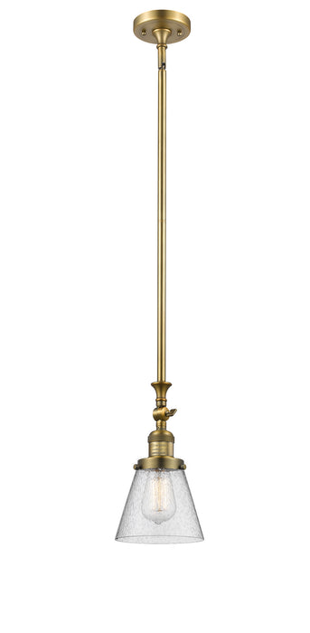 Innovations - 206-BB-G64-LED - LED Mini Pendant - Franklin Restoration - Brushed Brass