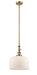 Innovations - 206-BB-G71-L - One Light Mini Pendant - Franklin Restoration - Brushed Brass