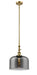 Innovations - 206-BB-G73-L - One Light Mini Pendant - Franklin Restoration - Brushed Brass