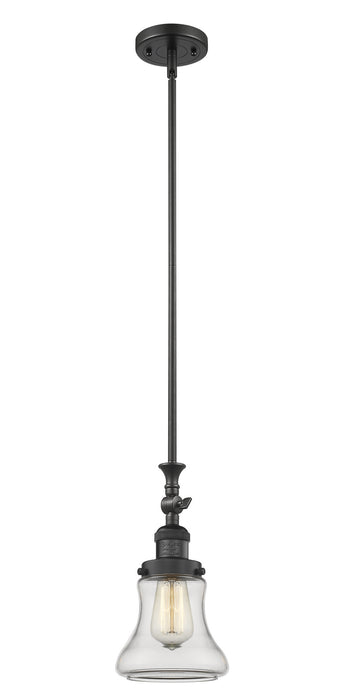 Innovations - 206-BK-G192 - One Light Mini Pendant - Franklin Restoration - Matte Black