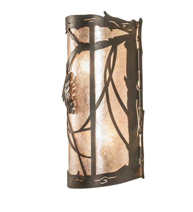 Meyda Tiffany - 246792 - Two Light Wall Sconce - Whispering Pines - Antique Copper