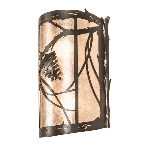 Meyda Tiffany - 246792 - Two Light Wall Sconce - Whispering Pines - Antique Copper