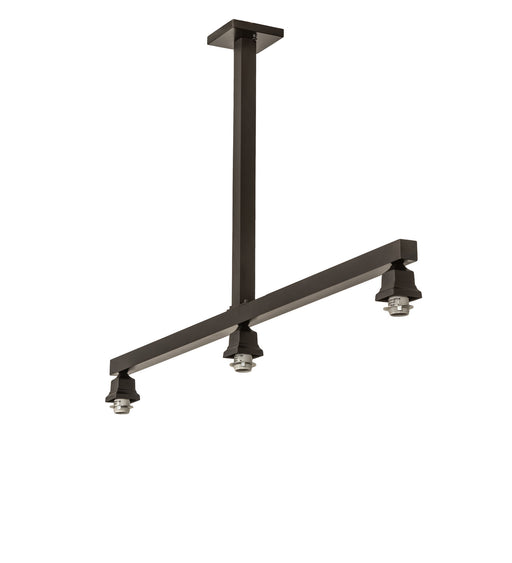 Meyda Tiffany - 247615 - Three Light Island Pendant Hardware - Craftsman Brown