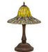 Meyda Tiffany - 49165 - One Light Table Lamp - Bell - Mahogany Bronze