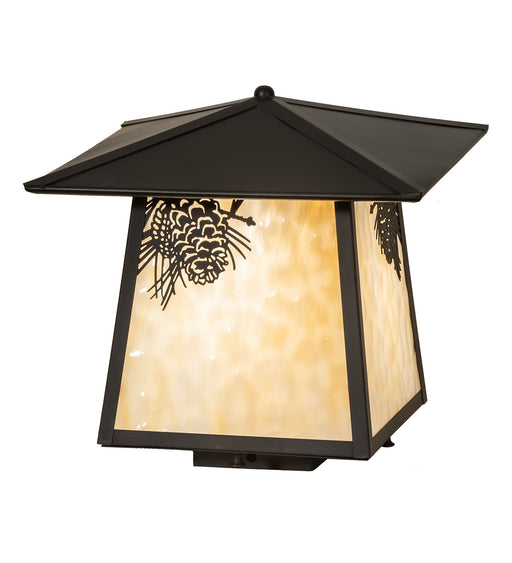 Meyda Tiffany - 93336 - One Light Deck Light - Stillwater - Craftsman Brown