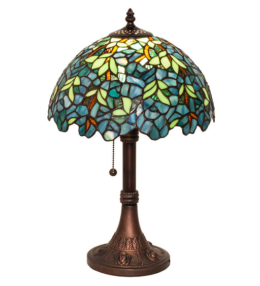 Meyda Tiffany - 251088 - 17``Table Lamp - Nightfall Wisteria - Mahogany Bronze