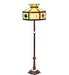 Meyda Tiffany - 252397 - Three Light Floor Lamp - Poker Face - Mahogany Bronze
