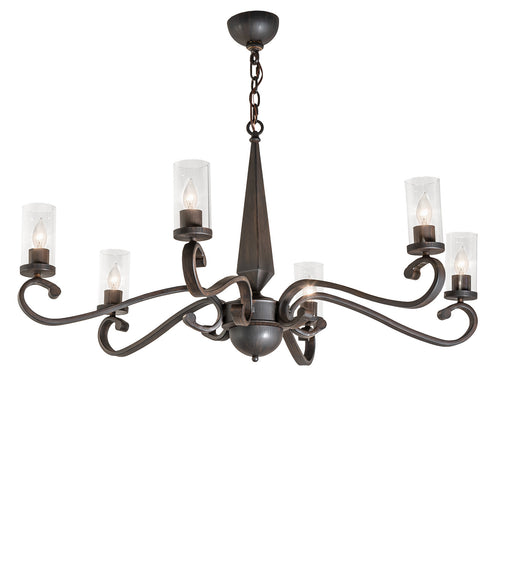 Meyda Tiffany - 252881 - Six Light Chandelier - Rust