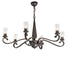Meyda Tiffany - 252881 - Six Light Chandelier - Rust