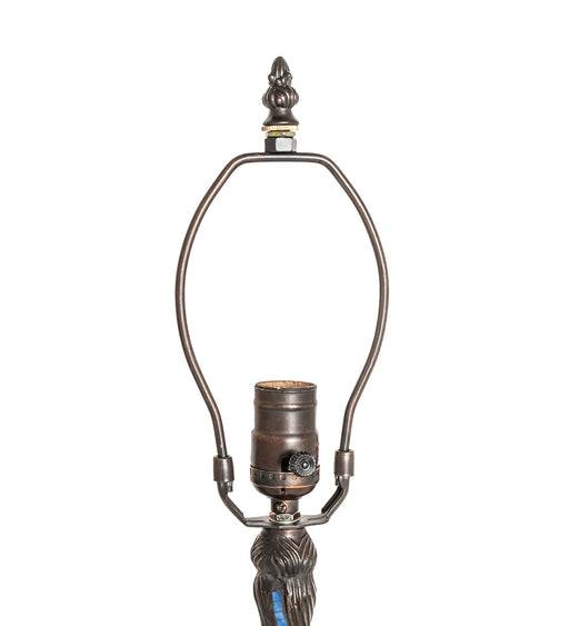 Meyda Tiffany - 37754 - One Light Table Base - Twisted Fly - Mahogany Bronze
